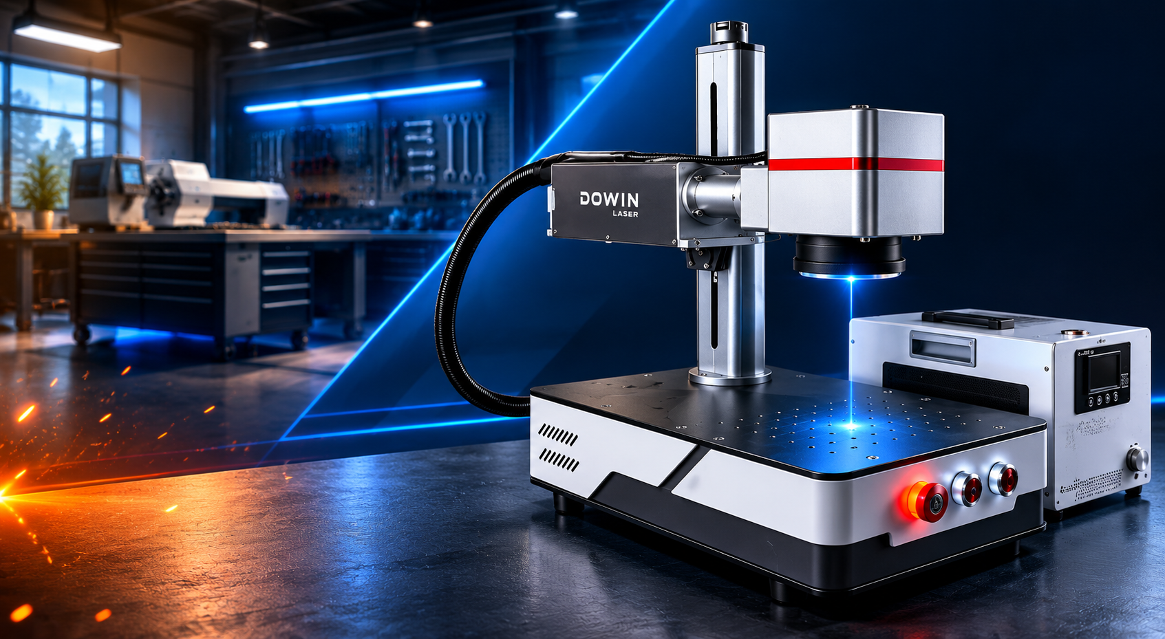 Marcadora láser UV Dowin